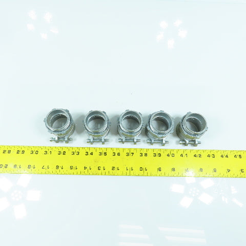 1-1/4" Threaded Flexible Metal Conduit Squeeze Connector Lot Of 5