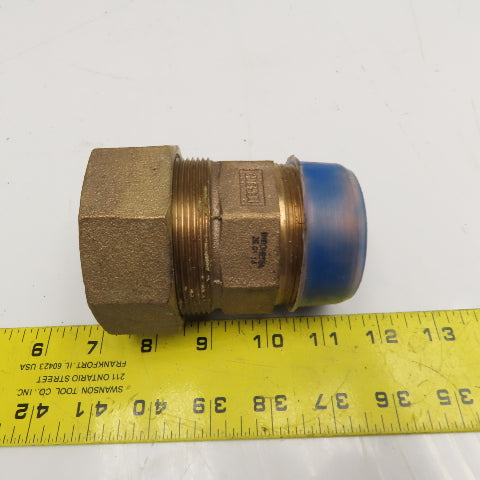 Legend 2" Bronze Compression x 2" NPT Male Pipe Connector Fitting