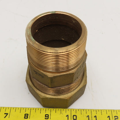 Legend 2" Bronze Compression x 2" NPT Male Pipe Connector Fitting