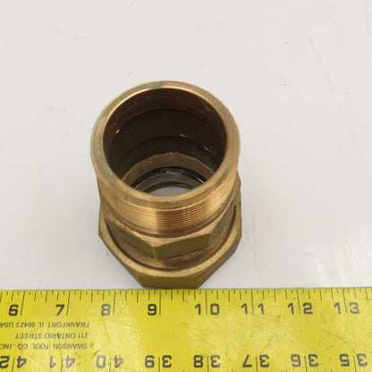 Legend 2" Bronze Compression x 2" NPT Male Pipe Connector Fitting