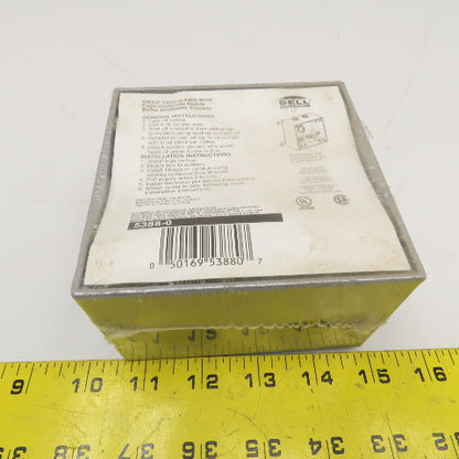 Hubbell 5388-0 2-5/8" Deep 2 Gang Electrical Box 3/4" Hubs