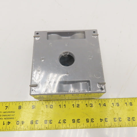 Hubbell 5388-0 2-5/8" Deep 2 Gang Electrical Box 3/4" Hubs