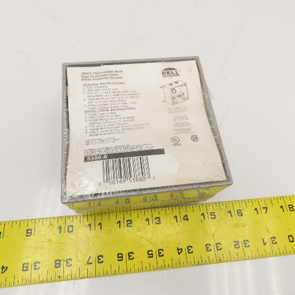 Hubbell 5388-0 2-5/8" Deep 2 Gang Electrical Box 3/4" Hubs