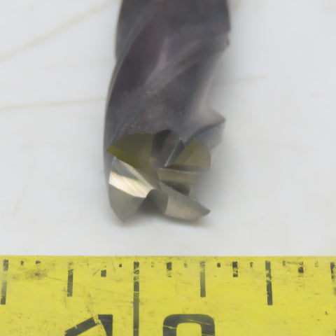 Metal Removal 1/2 x 1/2 x 1 x 3 Tialn 4F Center Cutting End Mill