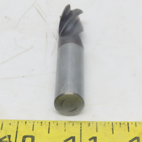 Metal Removal 1/2 x 1/2 x 1 x 3 Tialn 4F Center Cutting End Mill