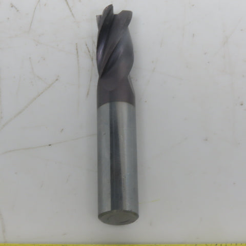 Metal Removal 1/2 x 1/2 x 1 x 3 Tialn 4F Center Cutting End Mill