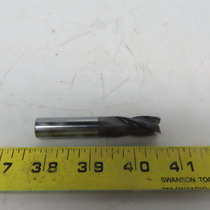 Metal Removal 1/2 x 1/2 x 1 x 3 Tialn 4F Center Cutting End Mill