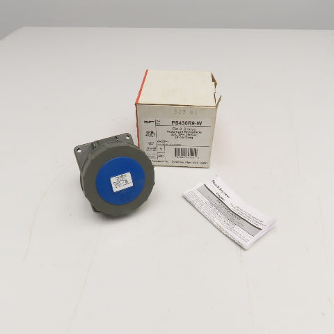 Pass & Seymour PS430R9-W Pin & Sleeve Watertight Receptacle 30A 3Ph 250V 3P 4W
