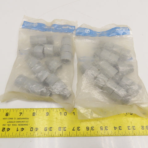 Carlon PS430R9-W 1/2" PVC Conduit Adaptor Fitting Lot of 30