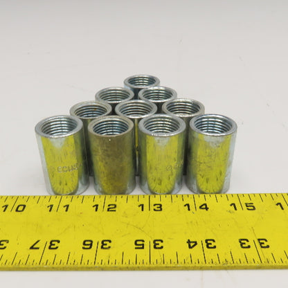 ECUSA-J 1/2" Steel Conduit Coupling Lot Of 10