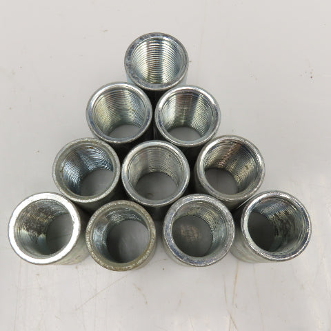 ECUSA-J 1/2" Steel Conduit Coupling Lot Of 10