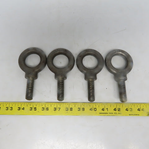 Ken 8-1 5/8-11 x 2" Shoulder Style HD Forged Lifting Eye Bolt Lot of 4 USA