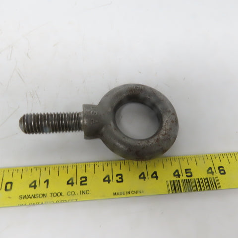 Domestic 5/8-11 x 2" Shoulder Style HD Forged Lifting Eye Bolt Lot of 3 USA