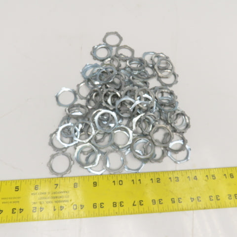 Bridgeport 102-DC 3/4" Conduit Locknut Lot Of 96