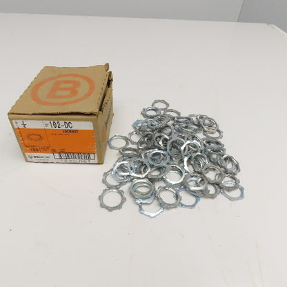 Bridgeport 102-DC 3/4" Conduit Locknut Lot Of 96