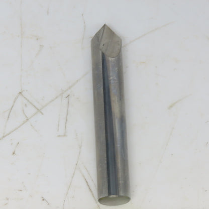 Harvey 960445 Chamfer Mill 45° 2 Flutes Solid Carbide 3" OAL 1/2" Shank
