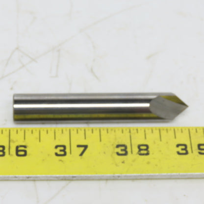 Harvey 960445 Chamfer Mill 45° 2 Flutes Solid Carbide 3" OAL 1/2" Shank