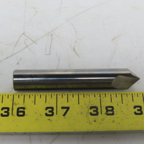 Harvey 960445 Chamfer Mill 45° 2 Flutes Solid Carbide 3" OAL 1/2" Shank