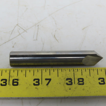 Harvey 960445 Chamfer Mill 45° 2 Flutes Solid Carbide 3" OAL 1/2" Shank