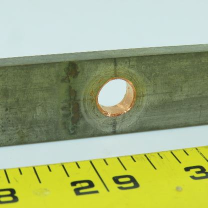 517mm L x 20mm W Heavy Duty Tin Coated Copper Ground Bar 3-1/8" Centers