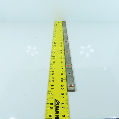 517mm L x 20mm W Heavy Duty Tin Coated Copper Ground Bar 3-1/8" Centers