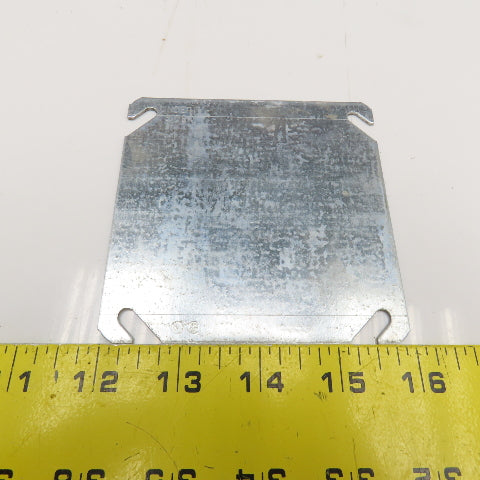 Raco 752 4" Galvanized Square Blank Box Cover NOS Lot Of 37