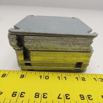 Raco 752 4" Galvanized Square Blank Box Cover NOS Lot Of 37