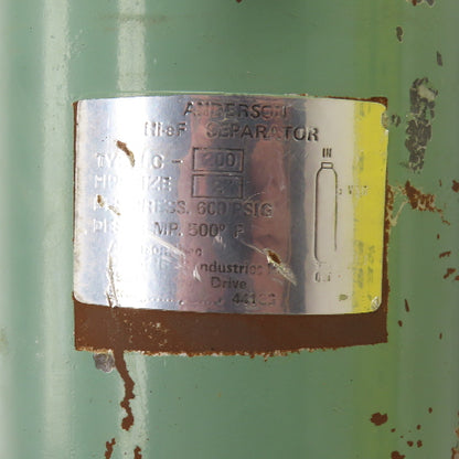 Anderson LC-200 Hi-eF Separator 2" 600 PSIG 500°F