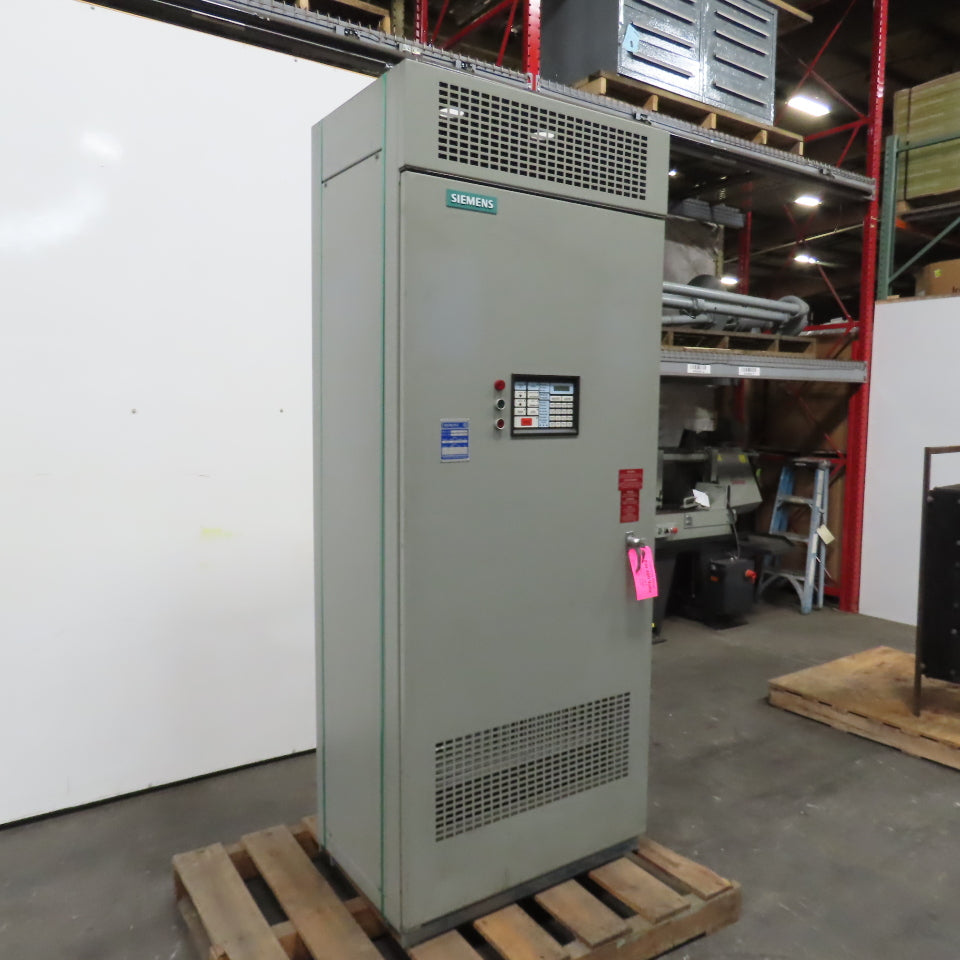 Siemens 6SE85-100-4C 100HP 120A AC Drive 460V 3PH Input 0-460V 2-66Hz Output