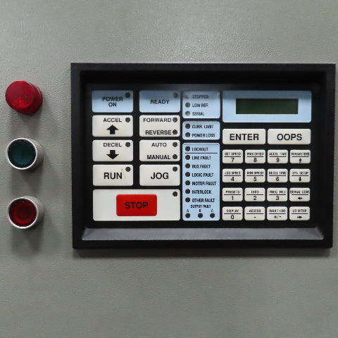 Siemens 6SE85-100-4C 100HP 120A AC Drive 460V 3PH Input 0-460V 2-66Hz Output