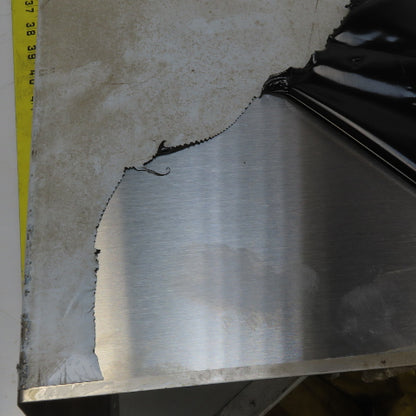 Brushed Stainless Steel Way Cover Trim Profile 3-1/4" x 8-1/2" x 60"