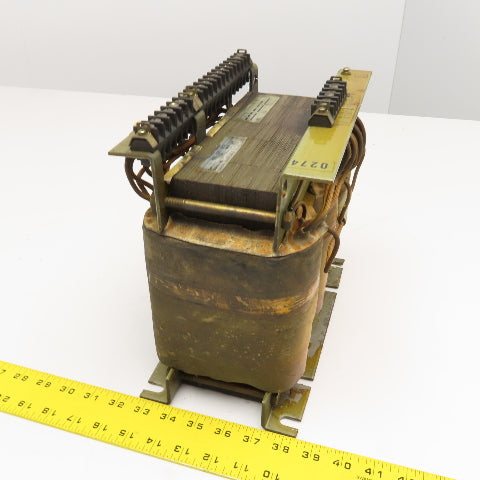 Shikoku A80L-0001-0274 200-220V Pri 5kVA 185/15V Sec. 3Ph Transformer Tested