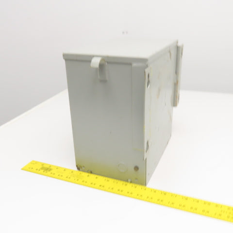 Hevi Duty HT1F6AS 480V Delta Pri 6kVa 208Y/120V Sec 3R Outdoor Transformer