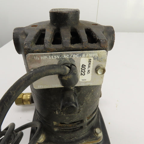 Cambell Hausfeld 2P110B/55832 1/2HP Self Priming Cast-Iron Portable Pump 120V