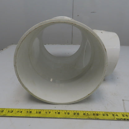 8 x 6 x 8 Tee PVC Pipe Fitting Schedule 40 Female Socket
