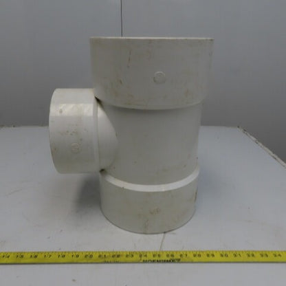 8 x 6 x 8 Tee PVC Pipe Fitting Schedule 40 Female Socket