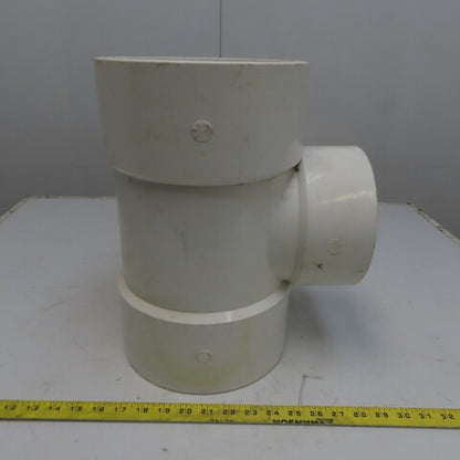 8 x 6 x 8 Tee PVC Pipe Fitting Schedule 40 Female Socket