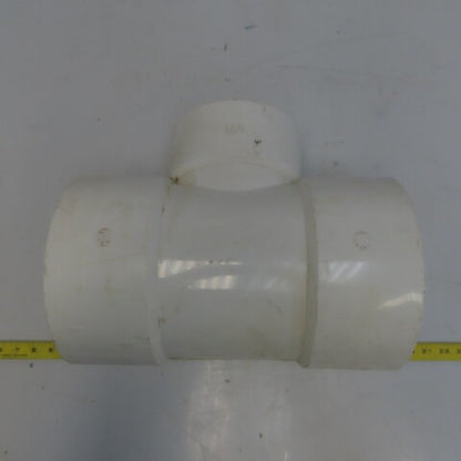 8 x 6 x 8 Tee PVC Pipe Fitting Schedule 40 Female Socket