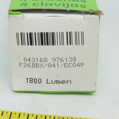 GE 976138 F26DBX/841/ECO4P Ecolux 26 Watts 4 Pin Base 1800 Lumen Lot of 3