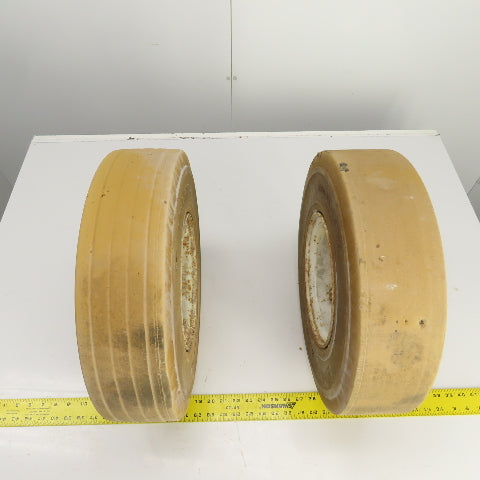 Nitco DuroSoft SRB Solid Cushion Tire & Rim 5.00-8 From Cushman Titan SOBR Lot/2
