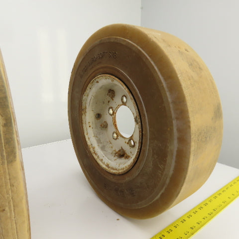 Nitco DuroSoft SRB Solid Cushion Tire & Rim 5.00-8 From Cushman Titan SOBR Lot/2