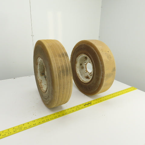 Nitco DuroSoft SRB Solid Cushion Tire & Rim 5.00-8 From Cushman Titan SOBR Lot/2