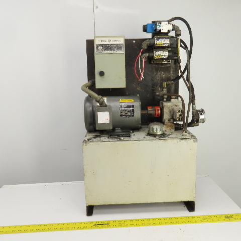 Graham T10V 10 Gallon 1.5HP Hydraulic Power Unit 208-230/460V 3PH 4.5A 1740RPM