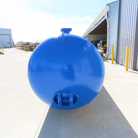 1600 Gallon Horizontal Industrial Air Receiver Tank 150 PSI 11" Flange OD