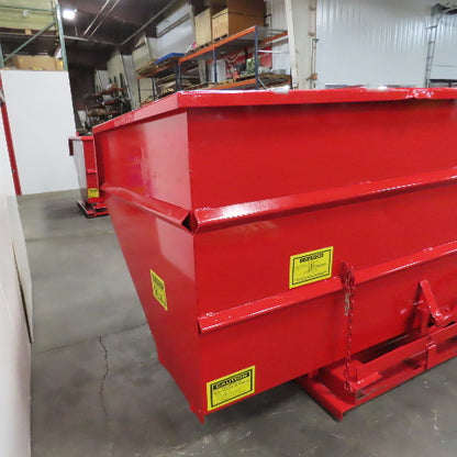 5 CU Yard Heavy Duty Self Dumping Trash Scrap Chip Hopper