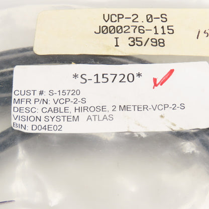 Intercon 1 Inc. VCP-2.0-S 12 Pin Male x Female Video Cable 2 Meter Lot Of 2