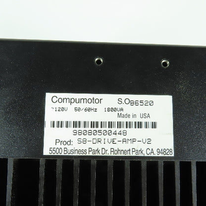 Parker S8-DRIVE-AMP-V2 Microstep Drive Compumotor Servo Drive 95-132V AC