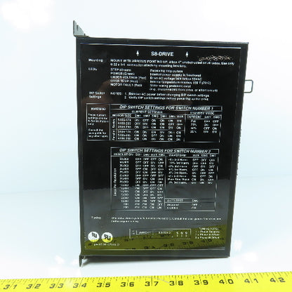 Parker S8-DRIVE-AMP-V2 Microstep Drive Compumotor Servo Drive 95-132V AC