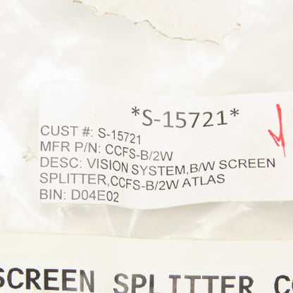 FSR Inc. CCFS-B/2W Camera Frame Splitter Device CCFS Black/White
