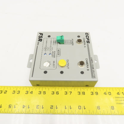 FSR Inc. CCFS-B/2W Camera Frame Splitter Device CCFS Black/White